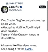 Vine Creator Tag