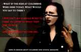 marilyn manson columbine