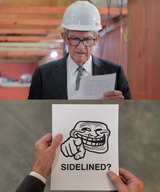 sidelined