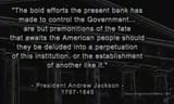 fed reserve dark premonition president andrew jackson
