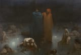 Dante and virgil in the 9th circle