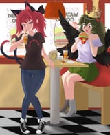 __kaenbyou_rin_and_reiuji_utsuho_touhou_and_4_more_drawn_by_just_hatto__cda4fe3b3bafb06c6cdb35d11d859ae3