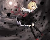 Konachan.com - 139211 clouds cloudy.r red_eyes rumia short_hair thighhighs touhou