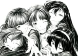 __nishizumi_miho_akiyama_yukari_takebe_saori_reizei_mako_and_isuzu_hana_girls_und_panzer_drawn_by_sawamin__87aa6ed5f421506fddf4b9784d3b722b
