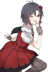 __kikuchi_makoto_idolmaster_and_3_more_drawn_by_mogskg__7a4f54500414cd44153916c97e3ec637