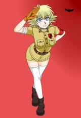 モリヤン - Seras on red