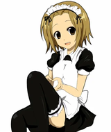 Ritsu in a maid outfit