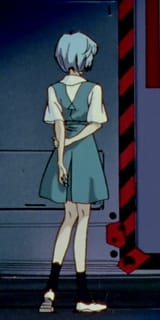 Rei just standing and being cute