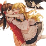 __hakurei_reimu_and_kirisame_marisa_touhou_drawn_by_inuko_ink0425__1646f24319edb4fe89a6dfe25679e958