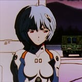 Rei getting tired of shit (in low res scan)