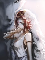 ziigw_cg_kallen_CCREAYUS_princessmononoke-__kallen_stadtfeld_and_san_code_geass_and_1_more_drawn_by_creayus__6122cad68e7c927319e66a5697cf10c8