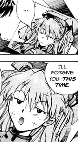 Asuka forgives you even if you&#039;re an idiot
