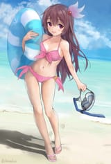 64417618_p1 - 黒ビキニ如月ちゃんとピンクビキニ如月ちゃん [subsampled]