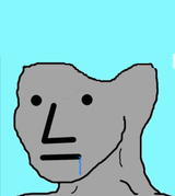 Wojak - NPC Brainlet