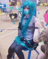 hatsune miku getting vaccinated
