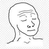 26-269438_wojak-eyes-closed-hd-png-download