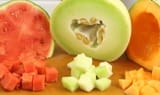 watermelon honeydew cantaloupe