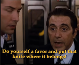 knife