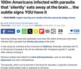 Americans with parasites