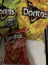 ketchup mustard and pickle doritos