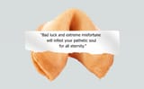 misfortune cookie