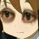 k-on-yui-stare