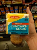 american flavoured imitation pasteurised process cheese food