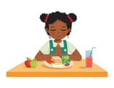 asian-queen-eats-breakfast