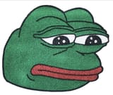 Sad frog
