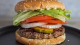 homemade whopper with too many toppings