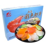 Prawn Crackers uncooked rainbow