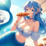 croissants on the beach