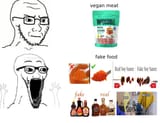 vegan meat vs fake food