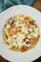 scallop shrim cum pasta
