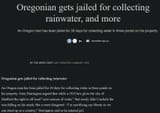USA rainwater