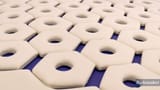 hexagonal donuts