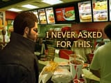 I never asked for this food