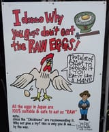 I donno why you guys don&#039;t eat the raw eggs japan