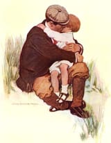 hugging Papa
