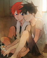 __kageyama_ritsu_and_suzuki_shou_mob_psycho_100_drawn_by_mari_mason__4aa966857156229c27e18cb19662b3f2