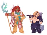 Magnus and Leman by Soosmain