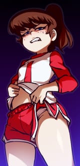 26691 - artist_jcm2 character_lynn_loud looking_at_viewer panties shorts solo tagme