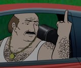 carl flips you off