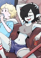 __marceline_abadeer_and_finn_the_human_adventure_time_drawn_by_colo_nagrolaz__76feab4d1848fd9aebf3f3a61ee214f4