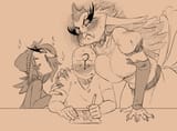 octavia and stella looking at anon