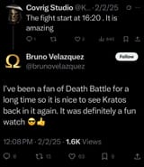 he only saw the fight