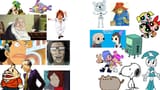 ugly eastern characters and cute western characters