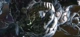 Asura breaks statue