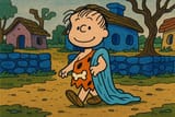 20250611_1409_Linus Meets Flintstones_simple_compose_01jx1xm2bte5zrvm1b6zc94f1j
