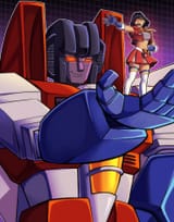 G1 Starscream &amp; Bishoujo Starscream @shenanisketches.bsky.social‬